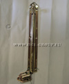 Antique brass entrance door security bolt 29